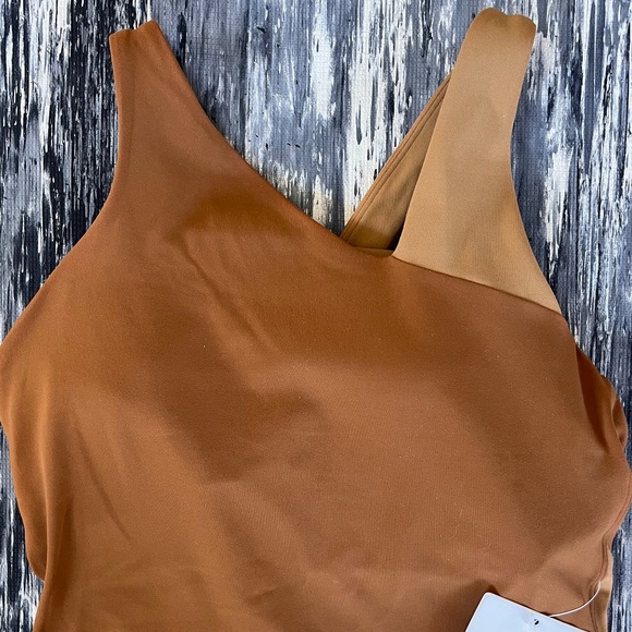 Lululemon Nulu Asymetrical Bodysuit Sz 8 - Picture 2 of 13